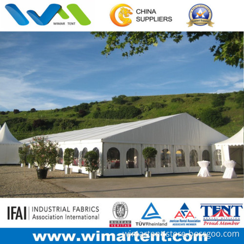 25m White Marquee Event Tent with Cathedral Windows for Sale
